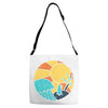 beach vibes Adjustable Strap Totes
