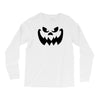 evil pumpkin face halloween costume Long Sleeve Shirts