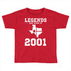 legends are born in 2001 hoodie 9 Toddler T-shirt