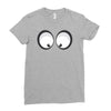 googly eyes Ladies Fitted T-Shirt
