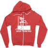 man tasking Zipper Hoodie