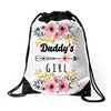 Daddy's Girl Drawstring Bags