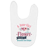 A June  Gir lLike A Flowers Baby Bibs
