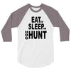 eat sleep hog hunt 3/4 Sleeve Shirt