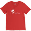 princess sticker vinyl decal die cut   girl crown car window baby wall V-Neck Tee