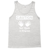 caution! jazz handsfunny jazz dance comic boogie camp trumpet Tank Top
