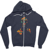Gas Mask Zipper Hoodie