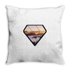 Nature Diamond Throw Pillow