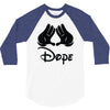 mickey mouse sexy dope 3/4 Sleeve Shirt