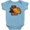 this girl likes tacos Baby Bodysuit