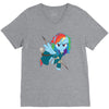 rainbow V-Neck Tee