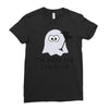 im here for the boos (2) Ladies Fitted T-Shirt