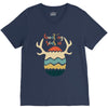 Hunting Season Retro Color 80s Style V-Neck Tee