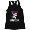 Born Unicorns-Born February Racerback Tank