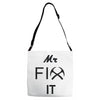mr fix it handy man Adjustable Strap Totes