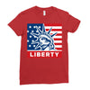 liberty statue Ladies Fitted T-Shirt
