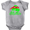 turtles  splinter ninja serie funny Baby Onesie
