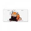 red fox 5 License Plate