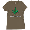 vegetarian Ladies Fitted T-Shirt
