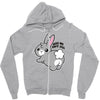 kiss my soft ass Zipper Hoodie