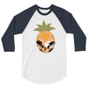 Tropical Pineapple 3/4 Sleeve Shirt