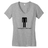 offensive t shirt lookng for a little head rude tee funny shirt Women's V-Neck T-Shirt