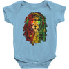 rasta lion Baby Onesie