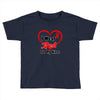 niece i wear a red heart ribbon Toddler T-shirt