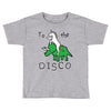 To The Disco (Unicorn Riding Triceratops) Toddler T-shirt