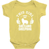 This Girl Loves Shetland Sheepdog Baby Onesie