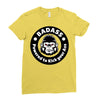 badass bad angry primate Ladies Fitted T-Shirt