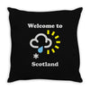 scottish weather Throw Pillow