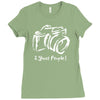 shoot people Ladies Fitted T-Shirt