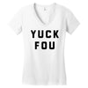 yuck fou Women's V-Neck T-Shirt