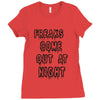 freaks come out at night girls Ladies Fitted T-Shirt