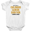 Never Underestimate The Strength Of A Childhood Cancer Warrior Infant Clothing