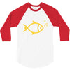 gold fish 3/4 Sleeve Shirt