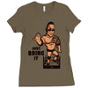 just bring it Ladies Fitted T-Shirt