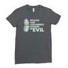 pickles are cucumbers soaked in evil Ladies Fitted T-Shirt