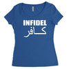 military army infidel Women's Triblend Scoop T-shirt
