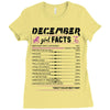 December Girl Facts Capricorn Ladies Fitted T-Shirt