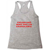 unless god sent you i'm unavailable Racerback Tank