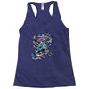 summer cthulhu Racerback Tank