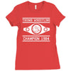 thumb wrestling champion 1984 Ladies Fitted T-Shirt