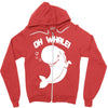 oh whale! Zipper Hoodie
