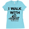 i walk with wasd Ladies Fitted T-Shirt