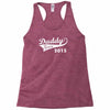 daddy since 2015   mens funny Racerback Tank