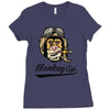 monkey cafe pilote Ladies Fitted T-Shirt