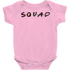 squad friends parody Baby Bodysuit