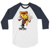 pizza smoking (2) 3/4 Sleeve Shirt